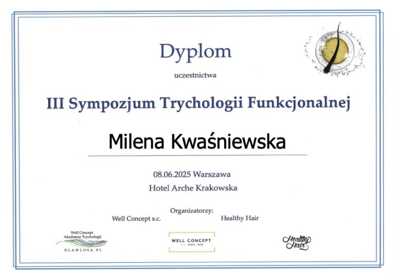 III Sympozjum Trychologii Funkcjonalnej to dla nas zawsze ogromna dawka wartości i motywacji do dalszej pracy. https://Milena-Trycholog.pl Trychologia Funkcjonalna